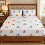 aenak-the-little-skipper-handblock-premium-cotton-bedsheet-set