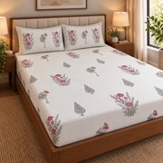 aenak-green-ashoka-handblock-printed-premium-cotton-set-bedsheet
