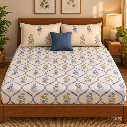 aenak-blue-periwinkle-handblock-printed-premium-cotton-bedsheet-setbeige-base