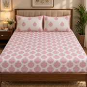 aenak-pink-anaar-jaal-handblock-printed-premium-cotton-set-bedsheet