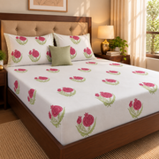 aenak-pink-anaar-baag-handblock-premium-cotton-bedsheet-set