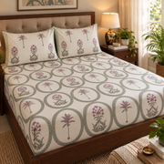 aenak-lilac-palm-handblock-printed-premium-cotton-set-bedsheet