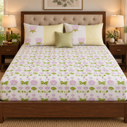 aenak-pichwai-lotus-handblock-printed-premium-cotton-set-bedsheet