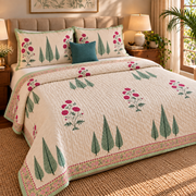 aenak-magenta-floral-garden-handblock-reversible-mulmul-cotton-quilt-light-cream-base-copy