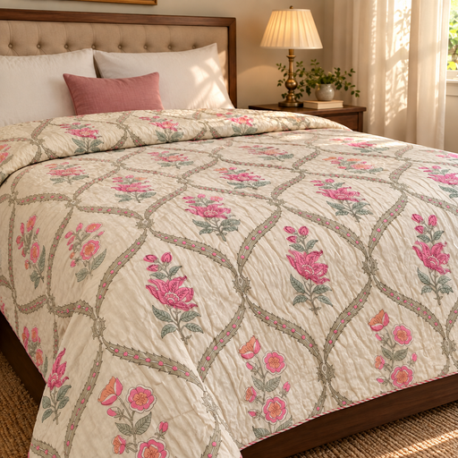 aenak-pink-periwinkle-handblock-printed-reversible-mulmul-cotton-quilt-1