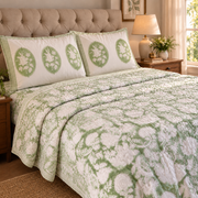 aenak-green-garden-handblock-printed-reversible-mulmul-cotton-quilt