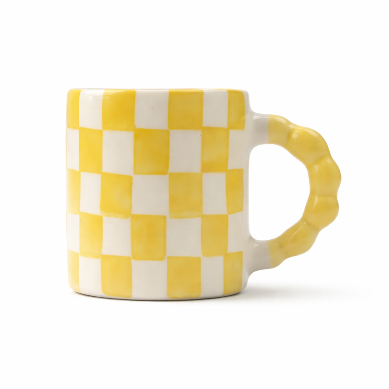 nurture-india-ghingham-checkerboard-print-yellow-mug