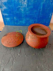 Clay Rice Pot with Strainer Plate â€“ Serving Plate