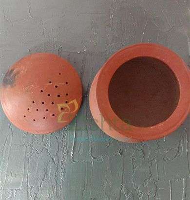 Clay Rice Pot with Strainer Plate â€“ Serving Plate