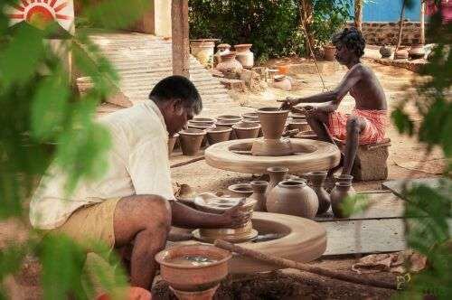 Clay Rice Pot with Strainer Plate â€“ Serving Plate