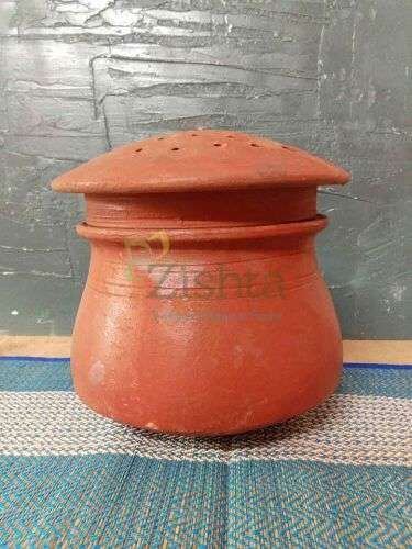 Clay Rice Pot with Strainer Plate â€“ Serving Plate