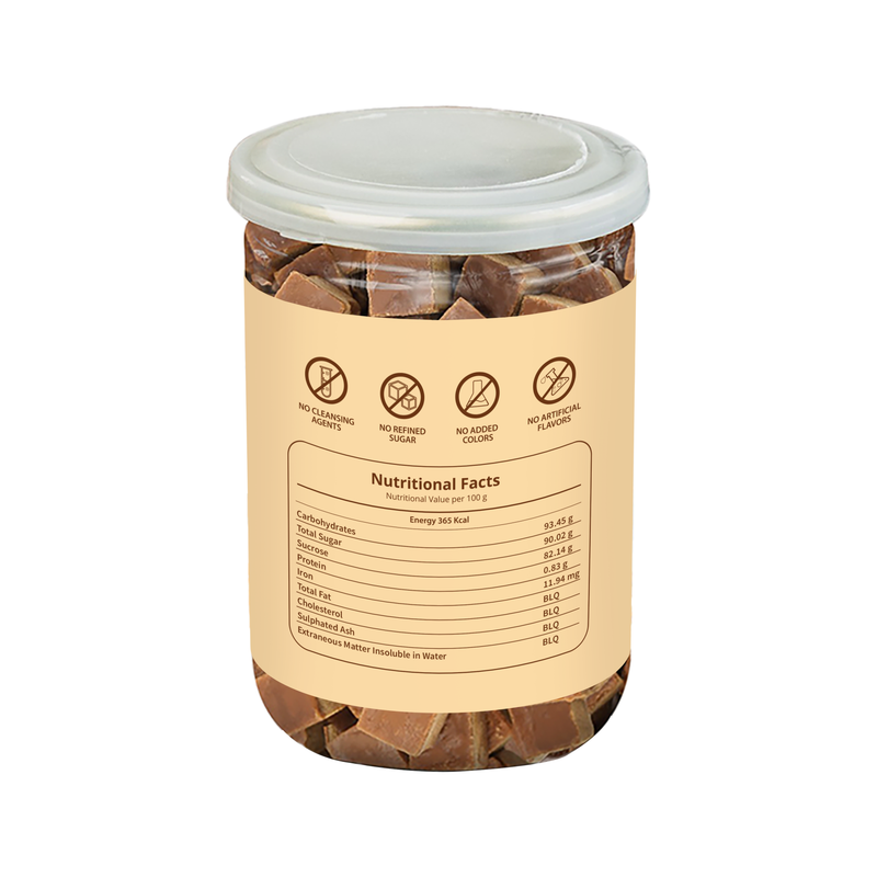 Gudworld Coffee Jaggery Bites – Coffee Infused Sweet Candy (10.58 oz)