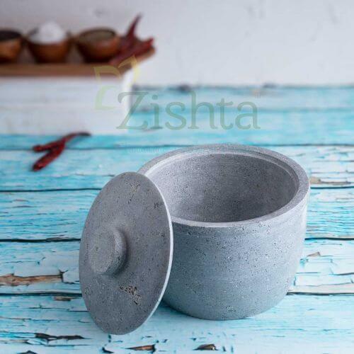 Combo Soapstone Kitchen Storage Containers (Maakal) - Set of 2 (Medium or Small) – Brass Storage Container