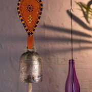 Copper Coated Iron Chimes-Bell with Leather (Orange) – Utensil
