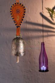 Copper Coated Iron Chimes-Bell with Leather (Orange) – Utensil