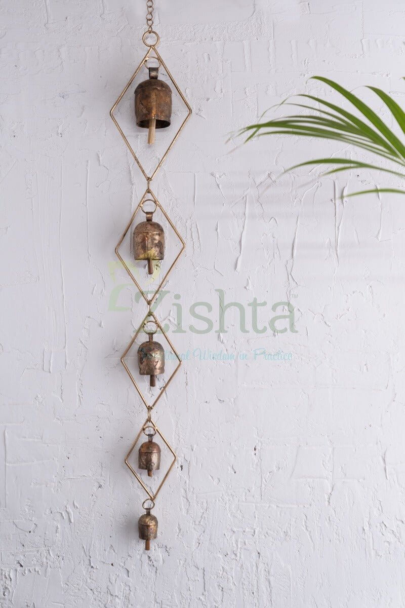 Copper Coated Iron Chimes - Chokdi set – Metal Wind Chimes