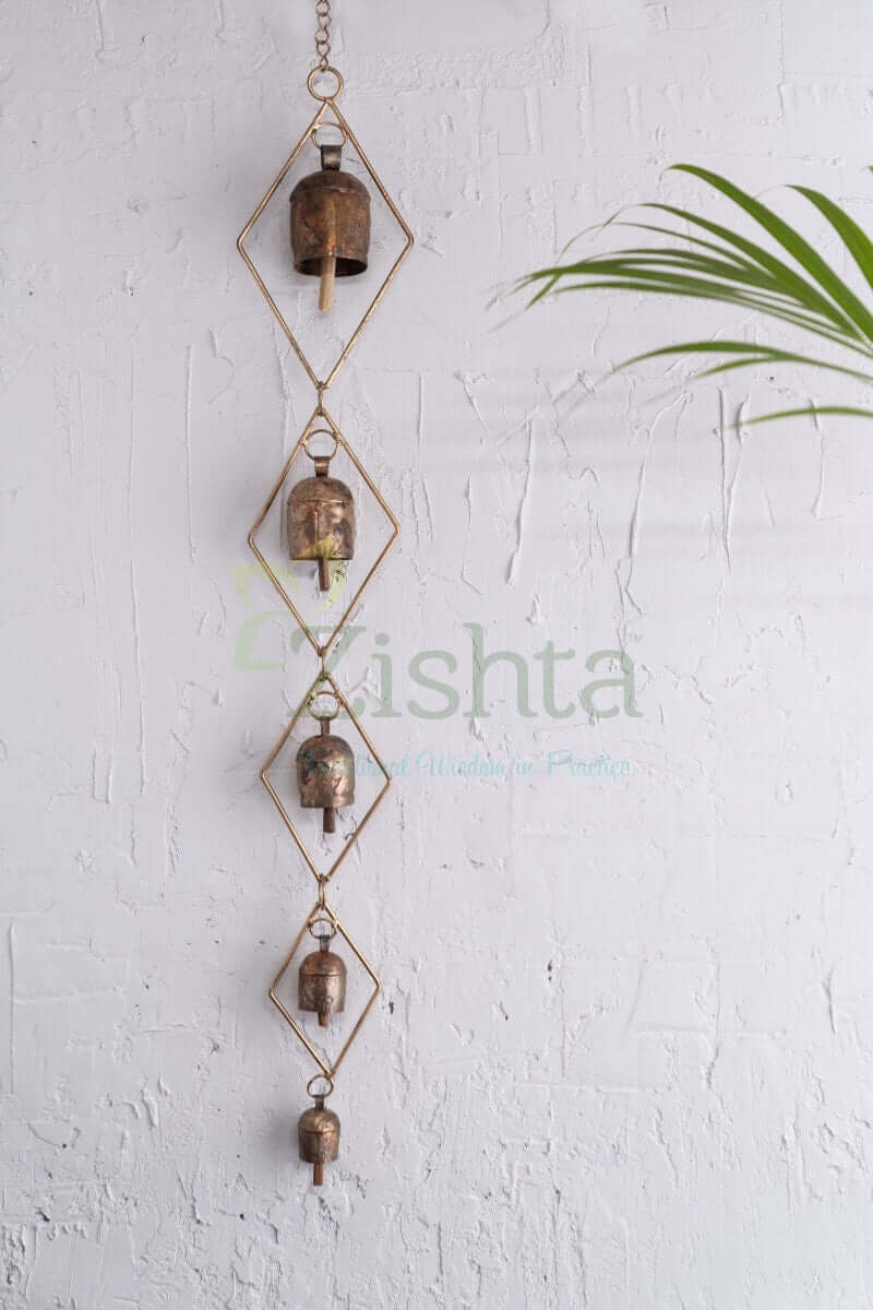 Copper Coated Iron Chimes - Chokdi set – Metal Wind Chimes
