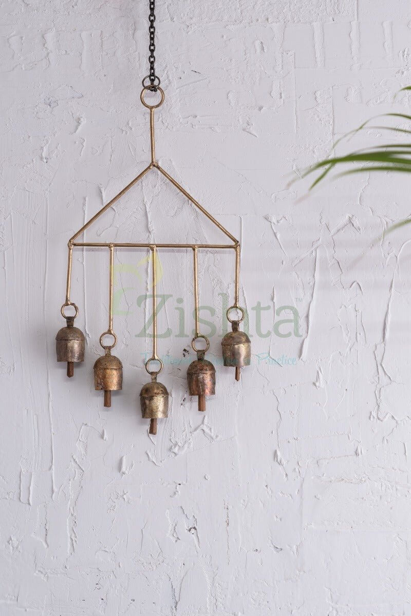 Copper Coated Iron Chimes - Danti 5 bell – Metal Wind Chimes