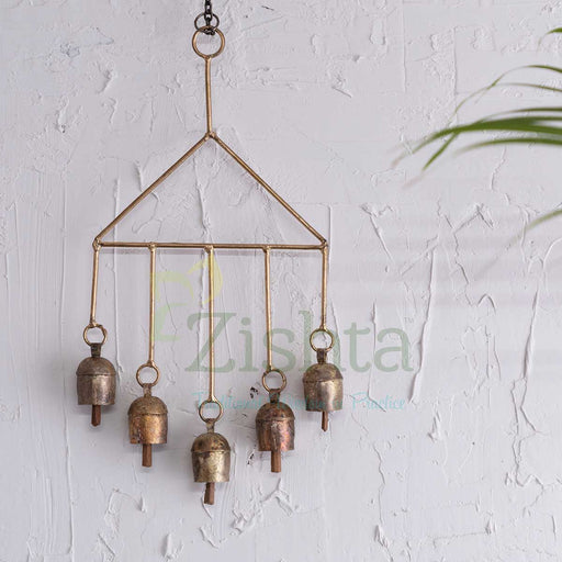 Copper Coated Iron Chimes - Danti 5 bell – Metal Wind Chimes