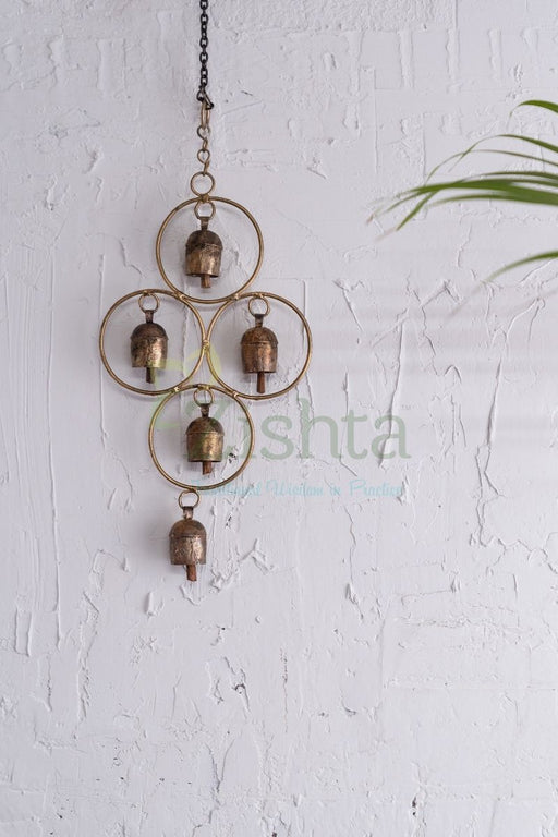 Copper Coated Iron Chimes- Golring 5 – Metal Wind Chimes