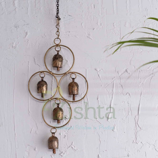 Copper Coated Iron Chimes- Golring 5 – Metal Wind Chimes