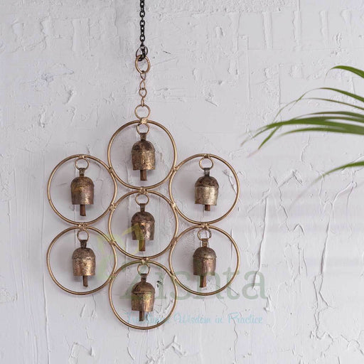 Copper Coated Iron Chimes- Golring 7 – Metal Wind Chimes