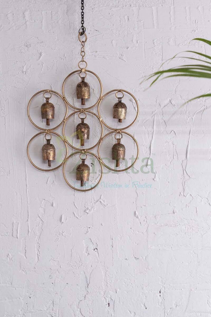 Copper Coated Iron Chimes- Golring 7 – Metal Wind Chimes