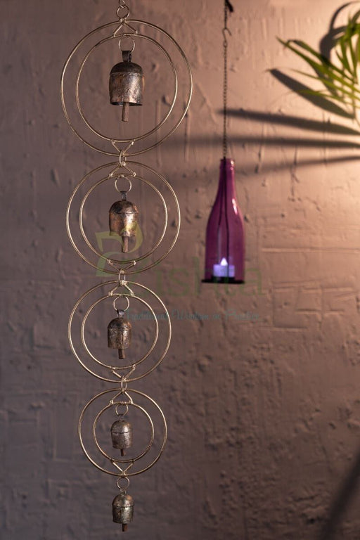 Copper Coated Iron Chimes- Golring set – Metal Wind Chimes