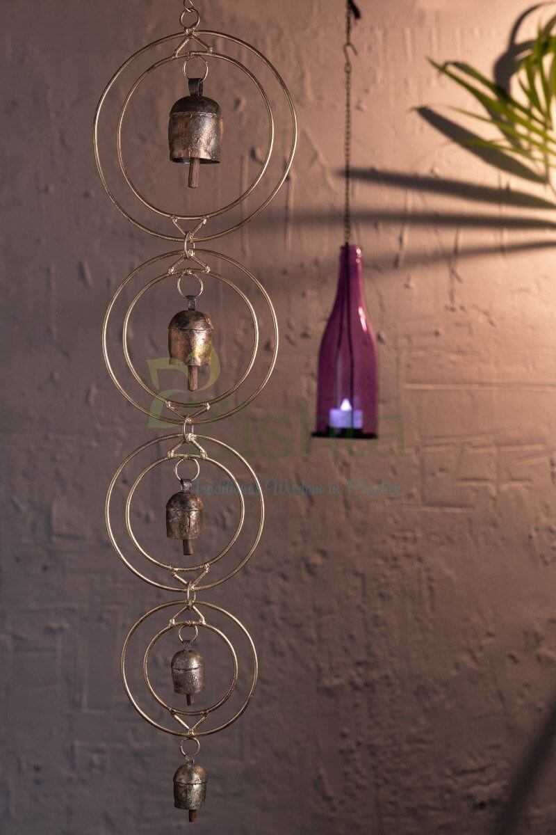 Copper Coated Iron Chimes- Golring set – Metal Wind Chimes
