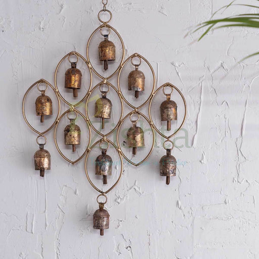 Copper Coated Iron Chimes- Jare 12 – Metal Wind Chimes