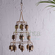 Copper Coated Iron Chimes- Jhumar 16 – Metal Wind Chimes