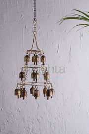 Copper Coated Iron Chimes- Jhumar 16 – Metal Wind Chimes