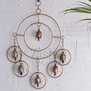 Copper Coated Iron Chimes- Round Jhumar 6 – Utensil