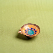 Copper Enamel Diya (Set Of 4) – Decorative Oil Lamp Set