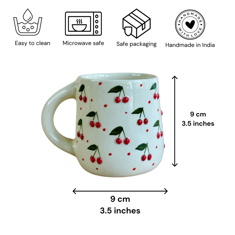 Nurture India Very Cherry Ceramic Mugs