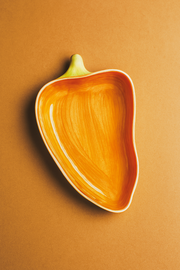 Nurture India Spicy Chilli Platters Orange 2-Piece Set