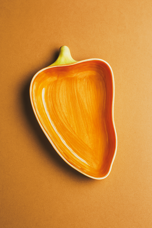 Nurture India Spicy Chilli Platters Orange 2-Piece Set