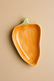 Nurture India Spicy Chilli Platters Orange 2-Piece Set
