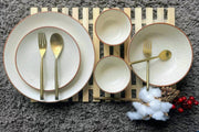 The Crema Ceramic Dinnerware Set
