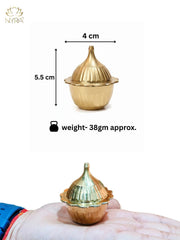 Traditional Brass Sindoor Dani/Kumkum Box – Sindoor Box