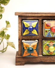 local-kala-handpainted-ceramic-drawers-set-of-4