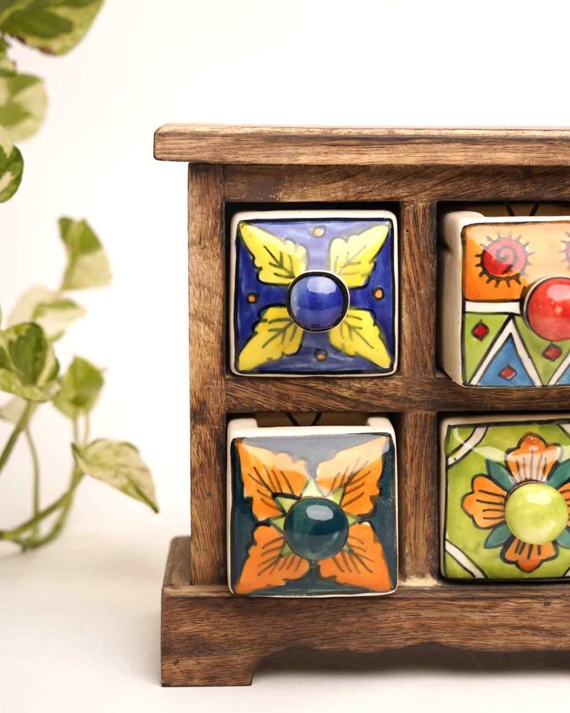 local-kala-handpainted-ceramic-drawers-set-of-4