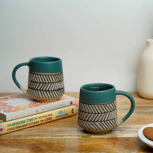 local-kala-earthy-matte-chevron-mug
