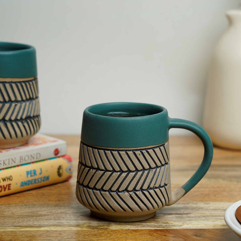 local-kala-earthy-matte-chevron-mug