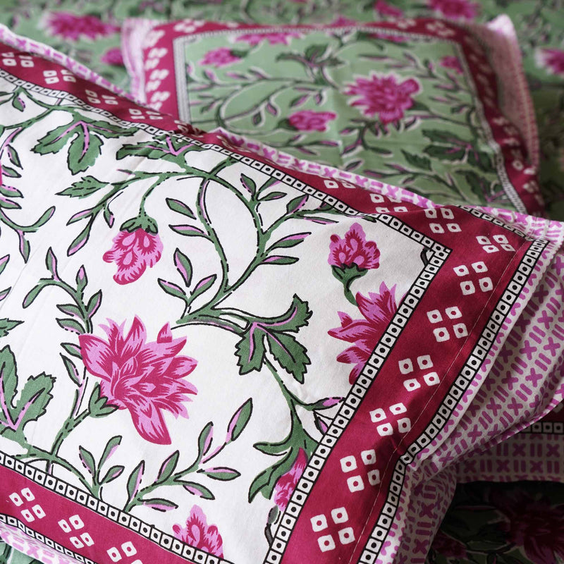local-kala-baagh-green-a-king-size-double-bed-bedsheet-fitted-bedsheet