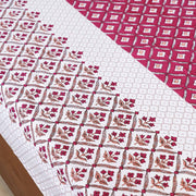 local-kala-basant-red-a-king-size-double-bed-bedsheet-fitted-bedsheet