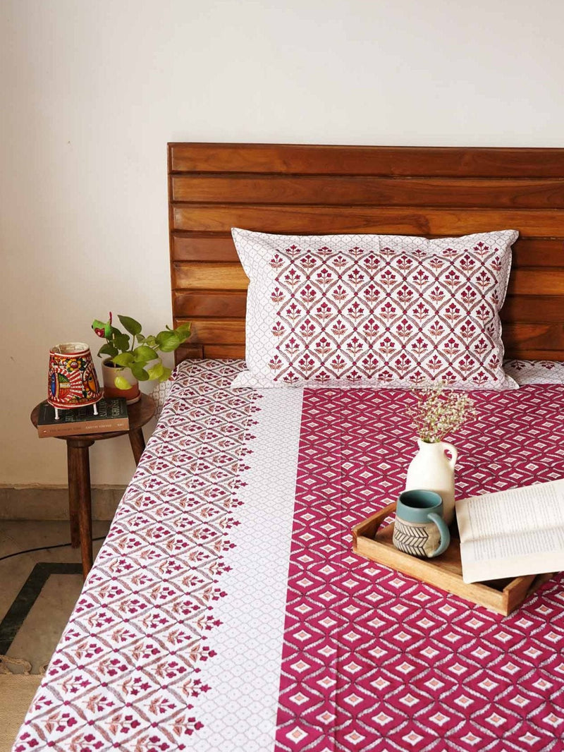 local-kala-basant-red-single-bed-bedsheet-60-x-90-inches