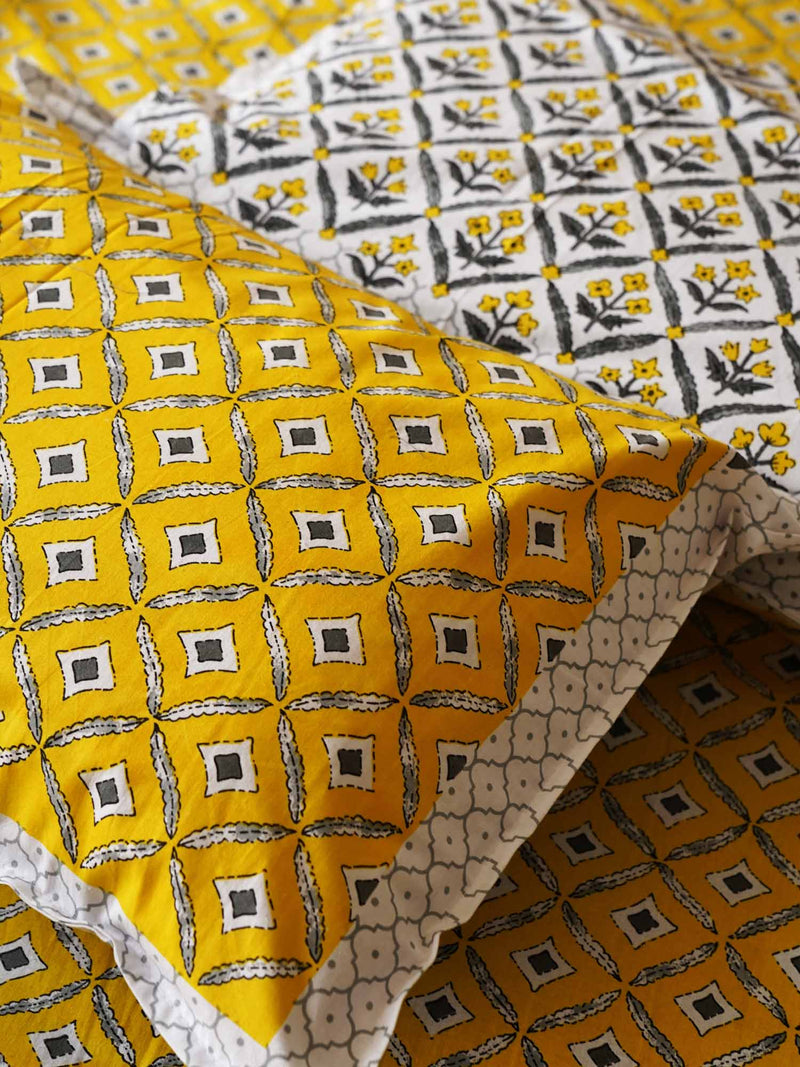 local-kala-basant-yellow-single-bed-bedsheet-60-x-90-inches