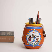 local-kala-terracotta-pen-stand-hand-painted