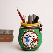 local-kala-terracotta-pen-stand-hand-painted